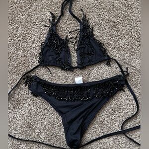 iHeartRaves Two Piece Beaded Set